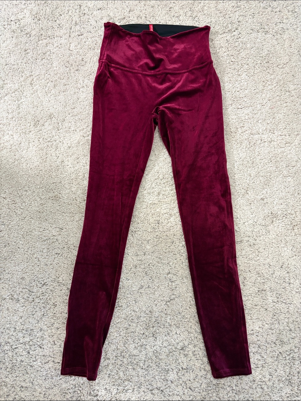 Spanx Women’s Velvet High-Waist Leggings Size L